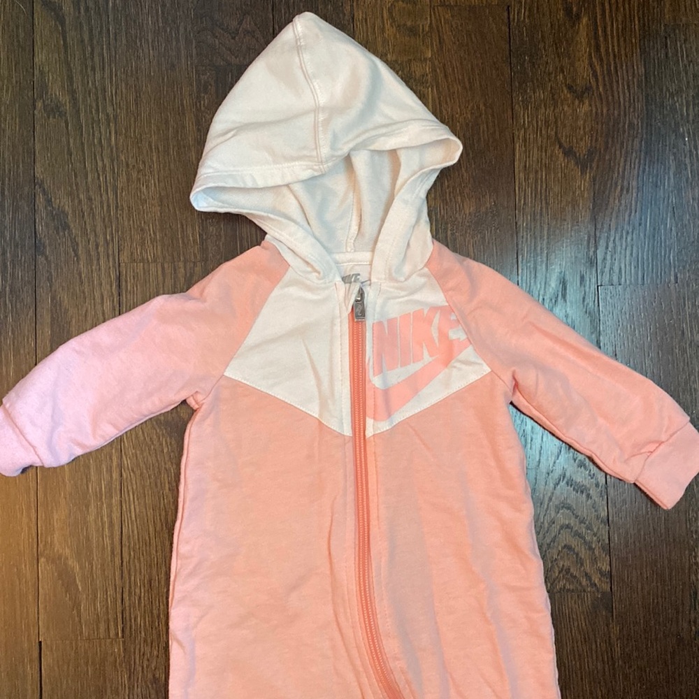 Nike zip up onesie